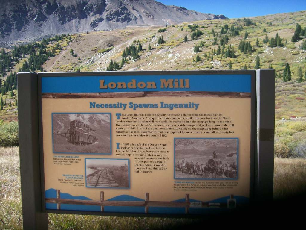 Mosquito Pass - Waypoint 4: London Mill Marker