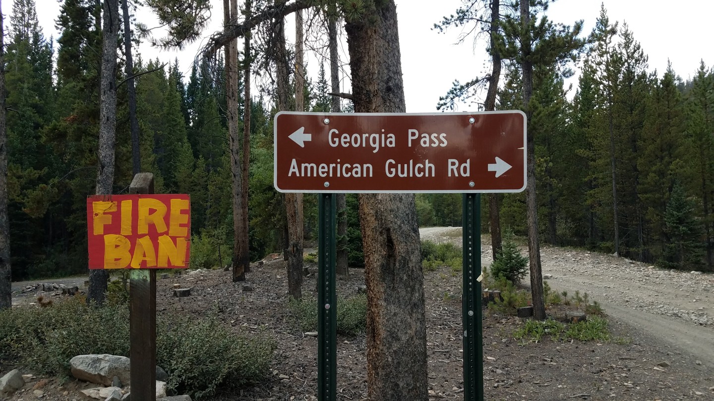 Georgia Pass - Waypoint 2: American Gulch/GH93