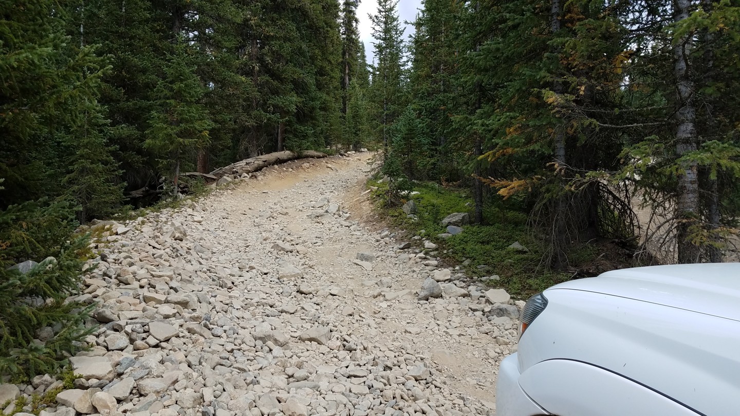 Georgia Pass - Waypoint 9: Unmarked Fork - Stay Left