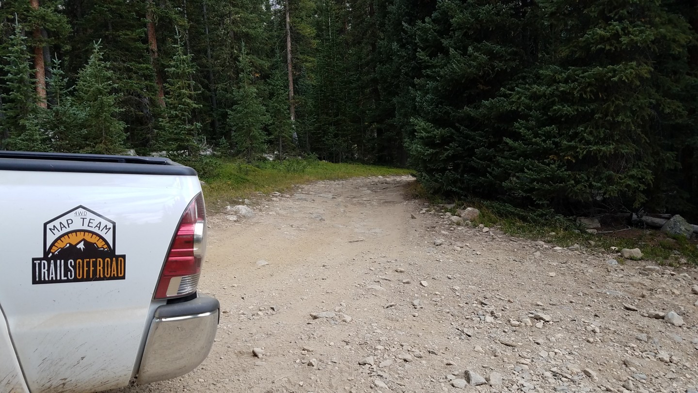 Georgia Pass - Waypoint 10: Unmarked Fork - Stay Left