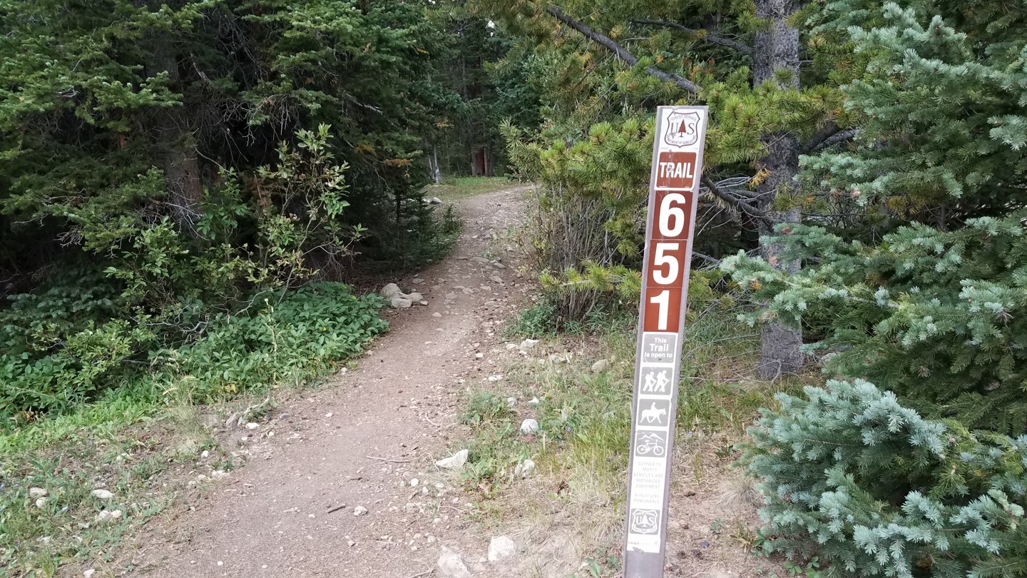 Georgia Pass - Waypoint 18: Large Camping/Parking Area