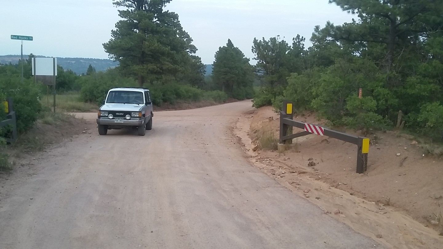 Mount Herman Road - Waypoint 2: Lower Gate - Go Straight