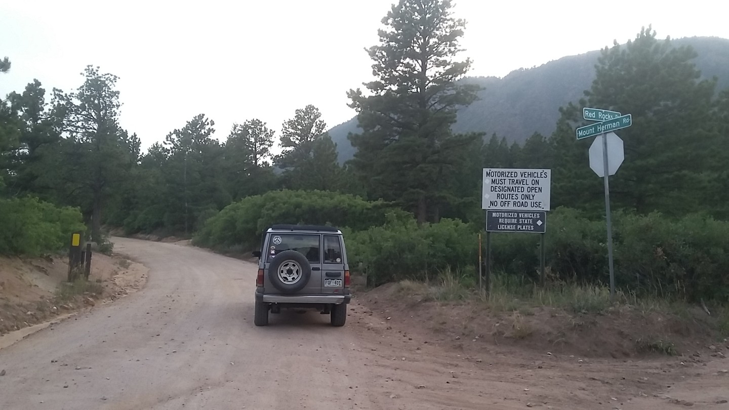 Mount Herman Road - Waypoint 2: Lower Gate - Go Straight