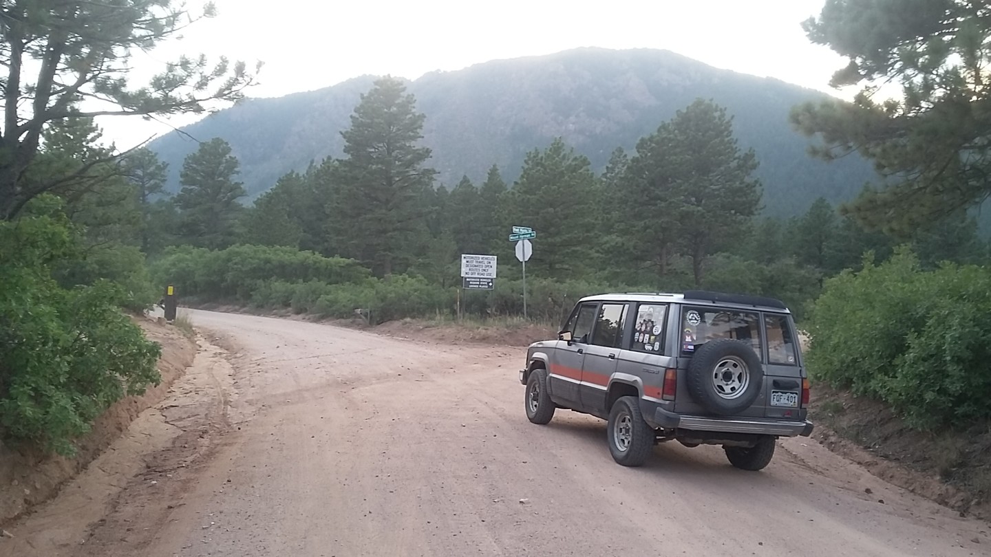 Mount Herman Road - Waypoint 2: Lower Gate - Go Straight