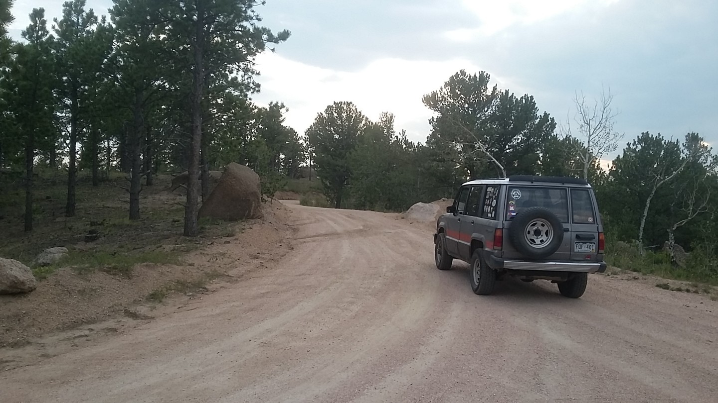 Mount Herman Road - Waypoint 3: Upper Gate - Go Straight