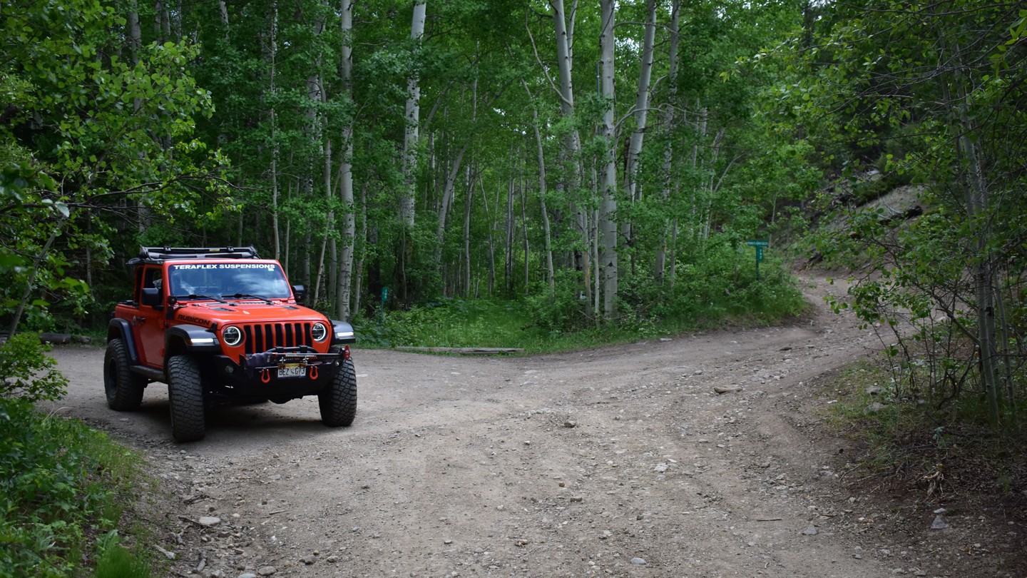 Switzerland Trail - Waypoint 3: Pennsylvania Gulch - Keep Right