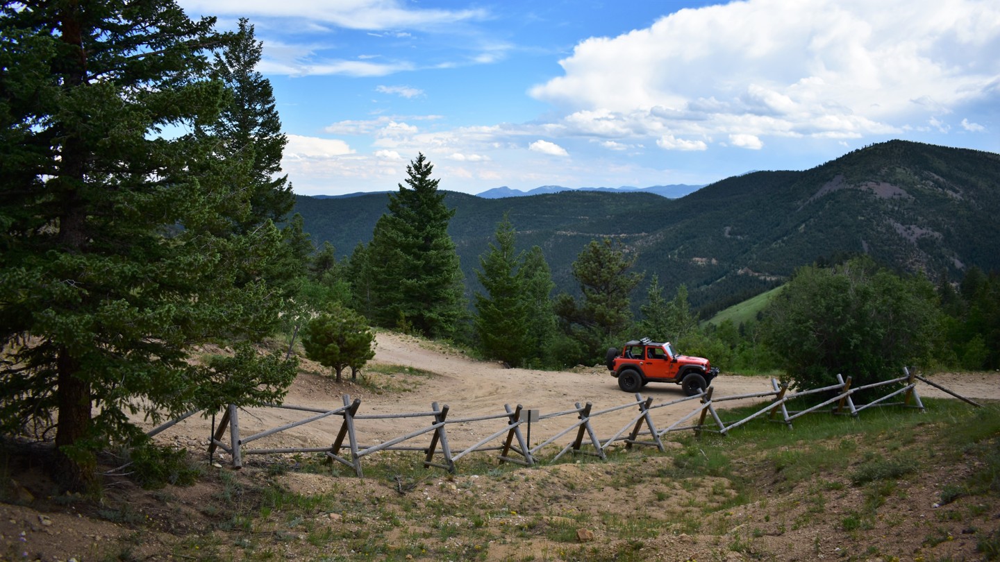 Switzerland Trail - Waypoint 7: USFS 327 - Keep Left