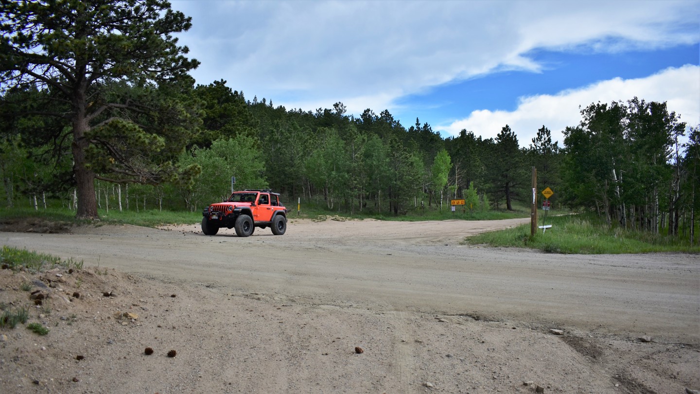 Switzerland Trail - Waypoint 8: Trail Ends at Gold Hill Road