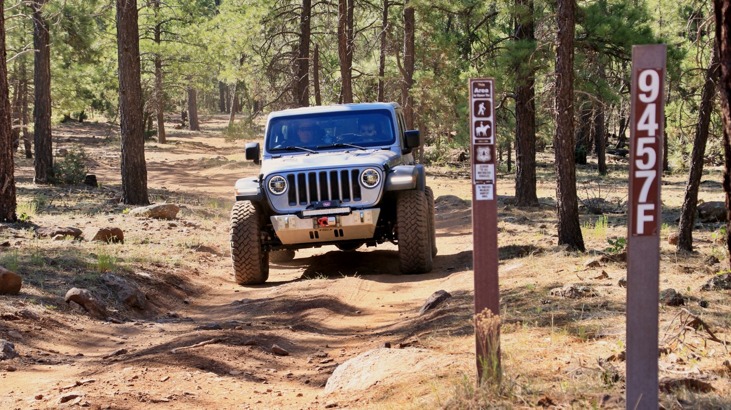 Schnebly Hill Road - Waypoint 6: FR 9547F - Continue Straight