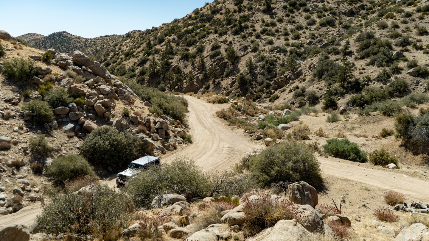 2N02 - Burns Canyon - Waypoint 3: Path Split and Rejoins Shortly - Continue Straight