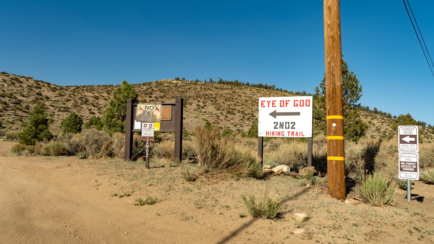 2N02 - Burns Canyon - Waypoint 31: Western Trailhead for 2N02 Burns Canyon