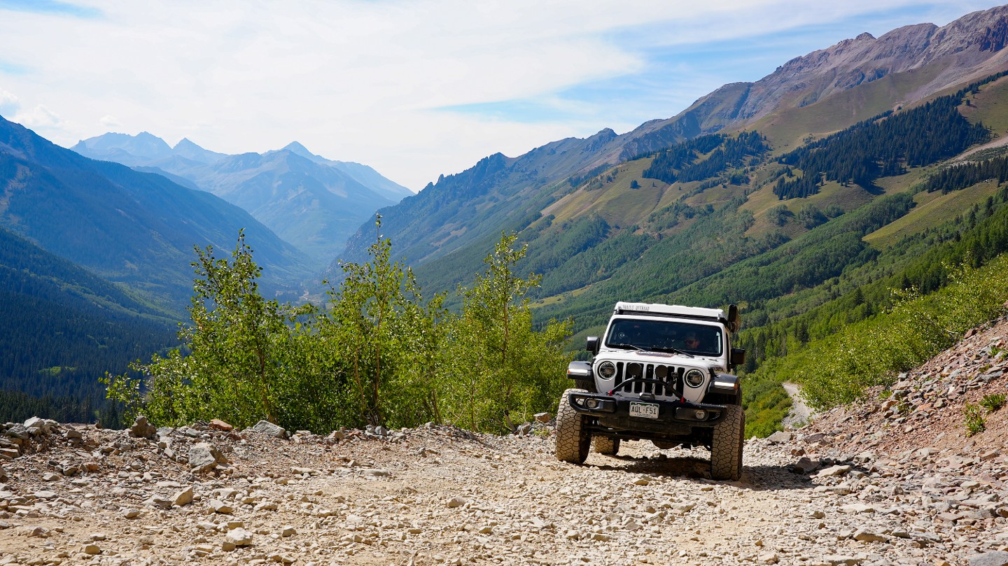 Ophir Pass - Waypoint 8: Begin Shelf Road - Limited Passing Opportunities