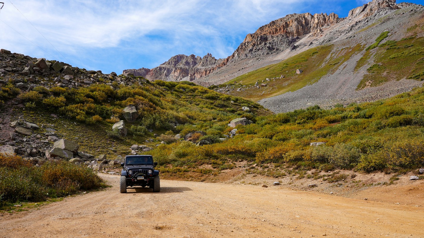 Ophir Pass - Waypoint 12: OPUS Hut Parking