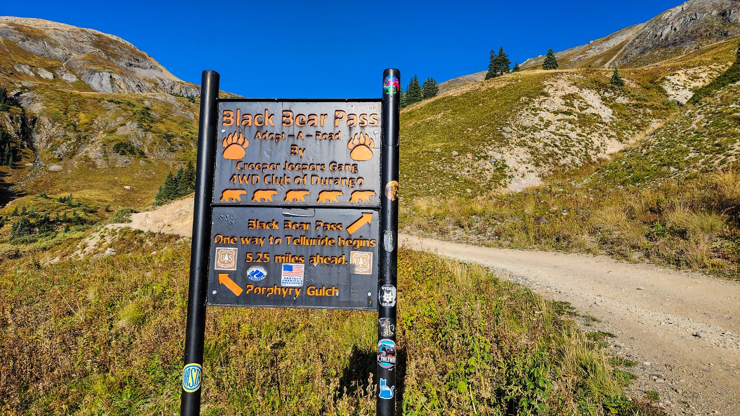 Black Bear Pass - Waypoint 2: Little Bear Road - Stay Right