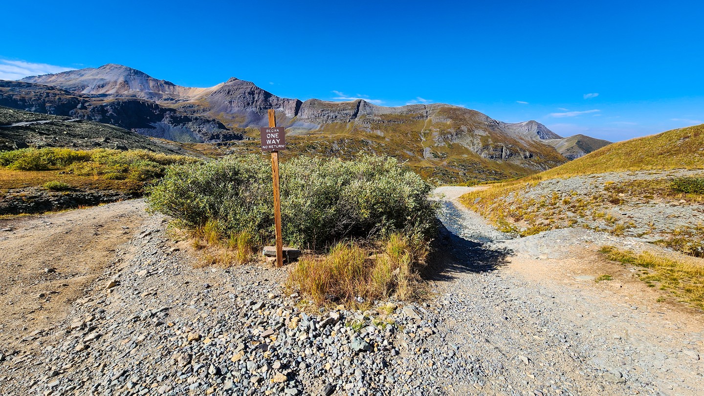 Black Bear Pass - Waypoint 11: Downhill Only From This Point On