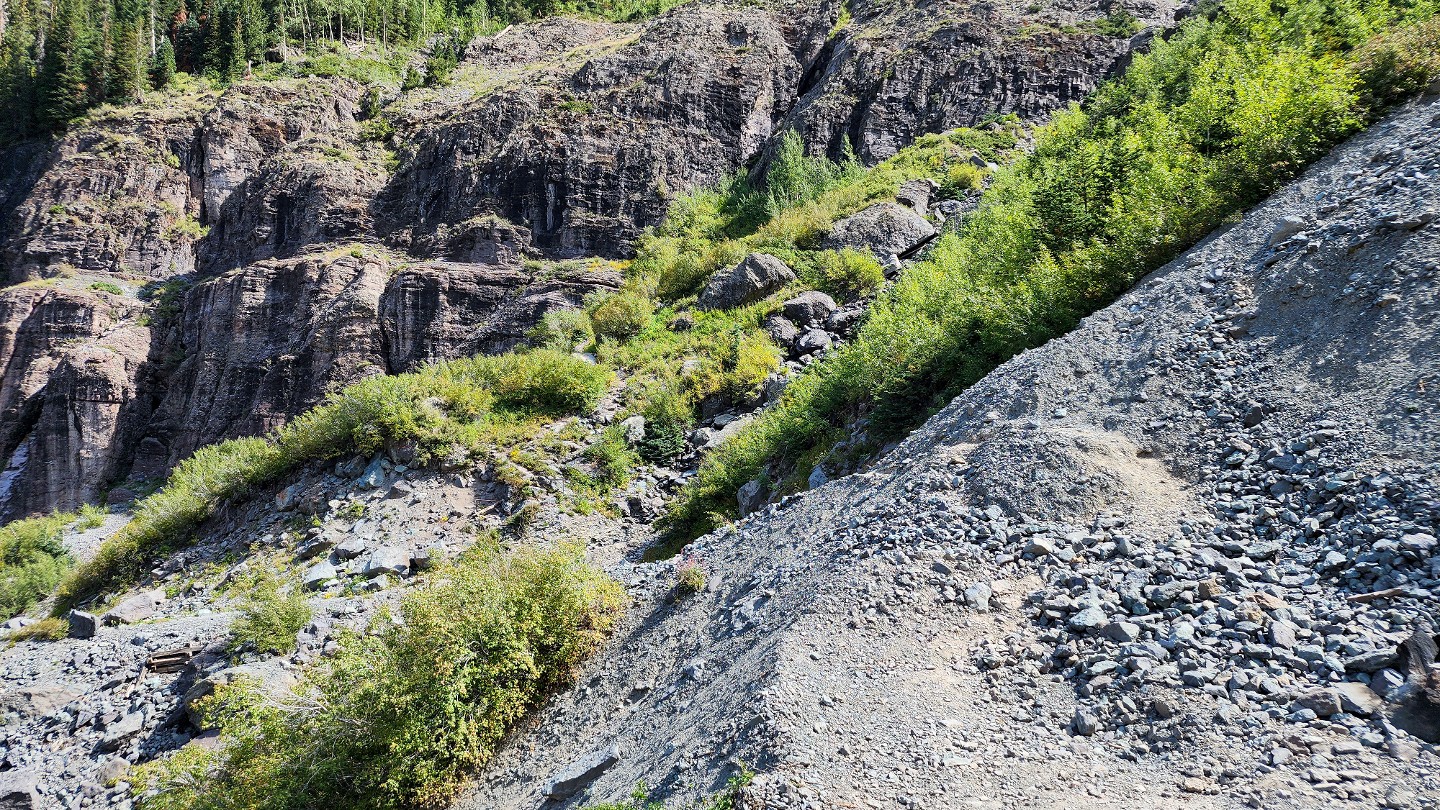 Black Bear Pass - Waypoint 19: Via Ferrata Upper Trailhead