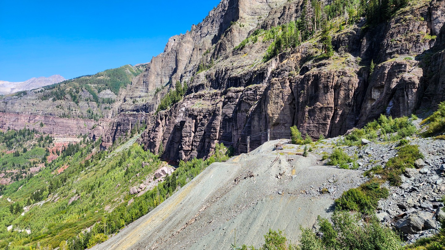 Black Bear Pass - Waypoint 19: Via Ferrata Upper Trailhead