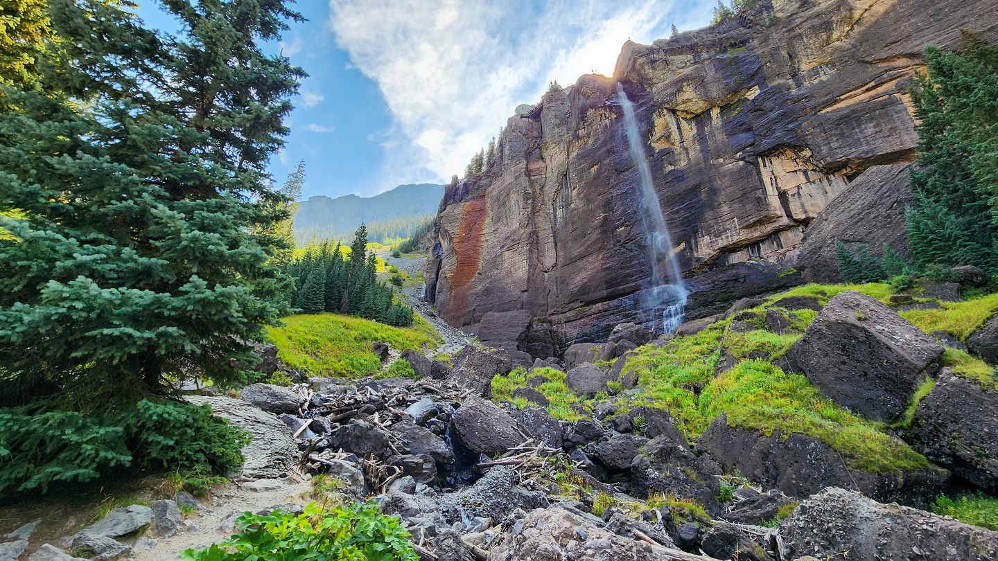 Black Bear Pass - Waypoint 20: Bridal Veil Falls