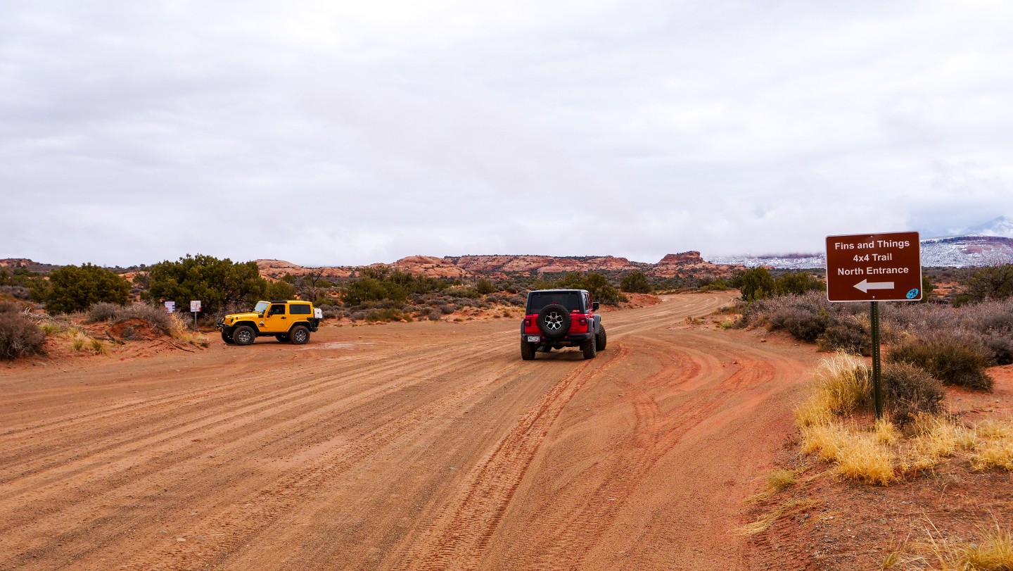 Fins and Things - Waypoint 19: North Section Trailhead - Turn Left