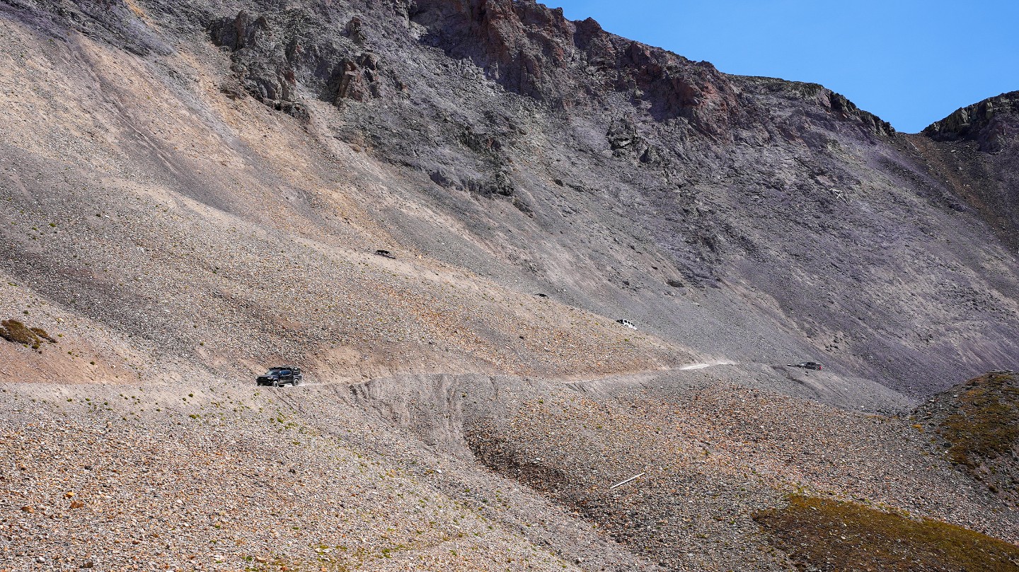 Imogene Pass - Waypoint 9: Begin Shelf Portion