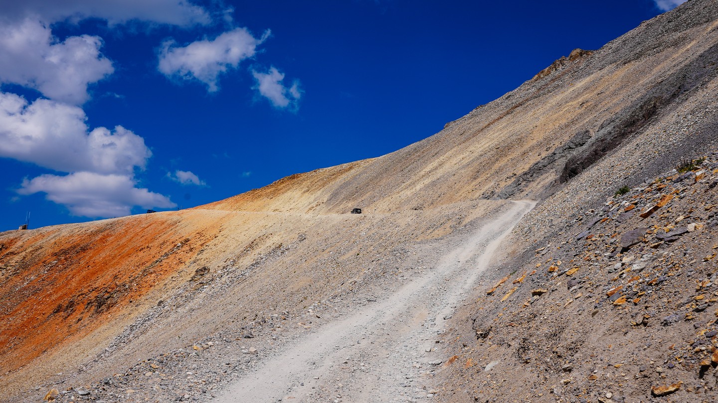 Imogene Pass - Waypoint 9: Begin Shelf Portion