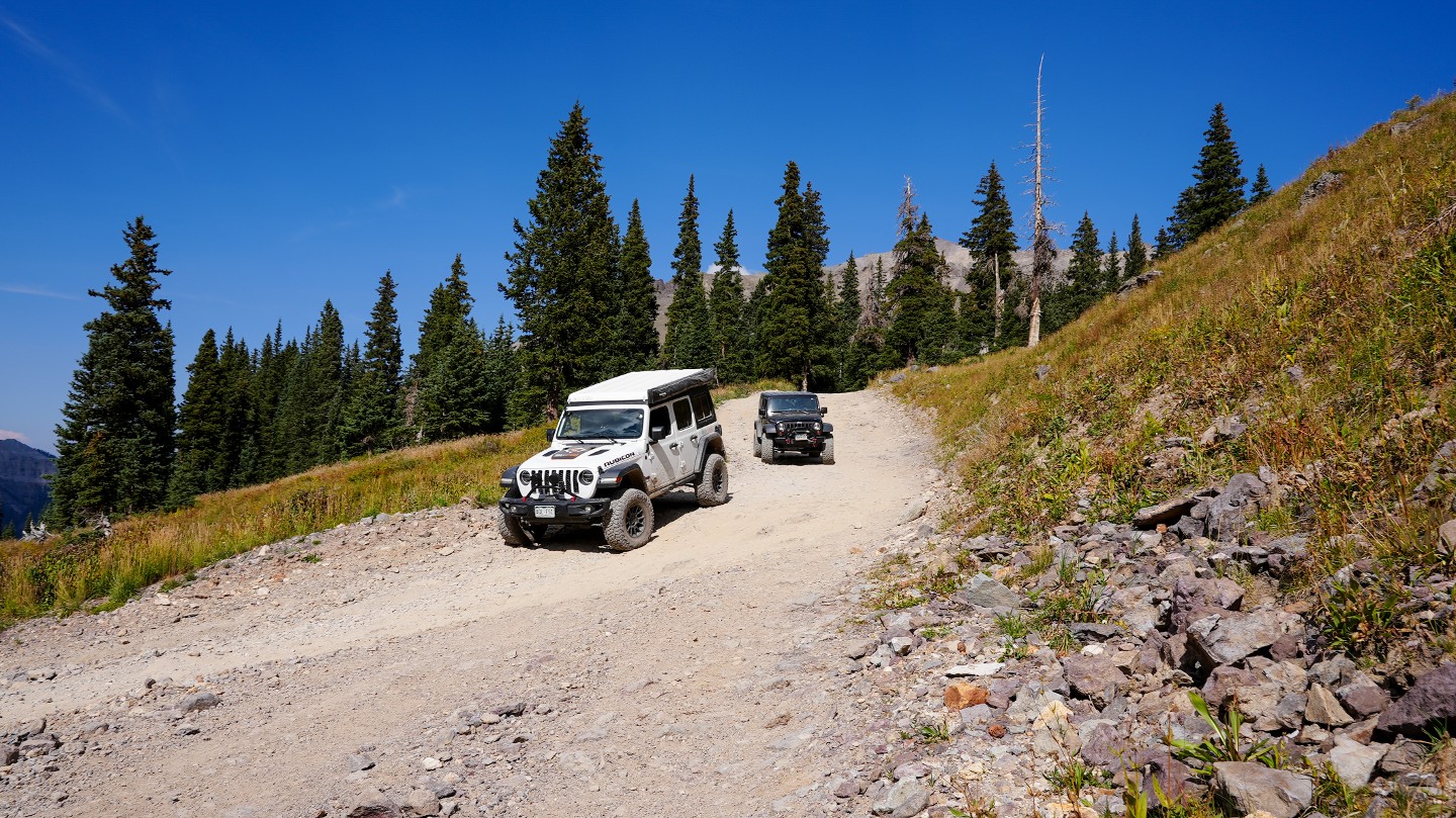 Imogene Pass - Waypoint 15: Camp Bird Mine - Stay Right