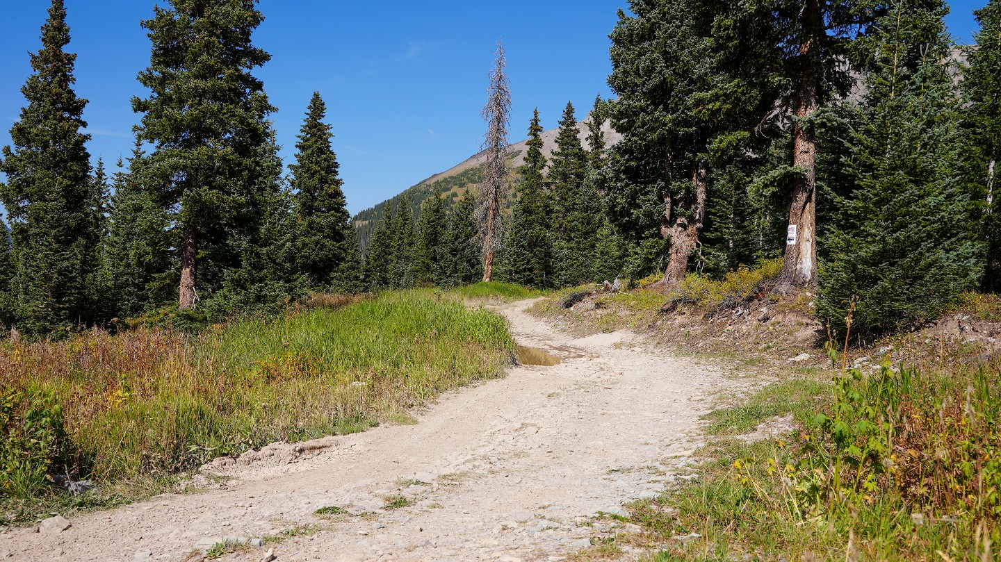 Imogene Pass - Waypoint 16: Campsite and Camp Bird Mine