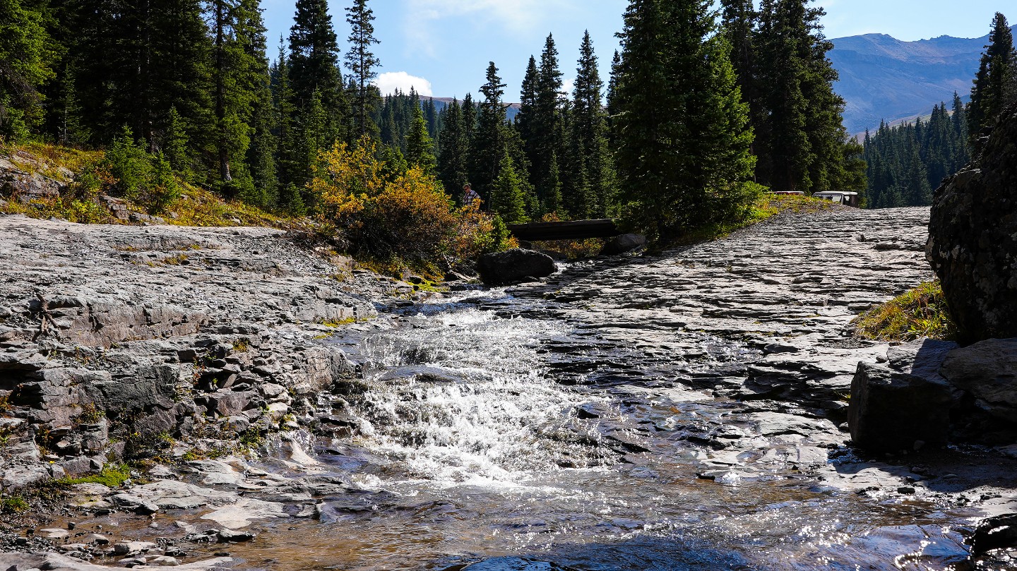 Imogene Pass - Waypoint 18: Water Crossing/Richmond Basin - Stay Left