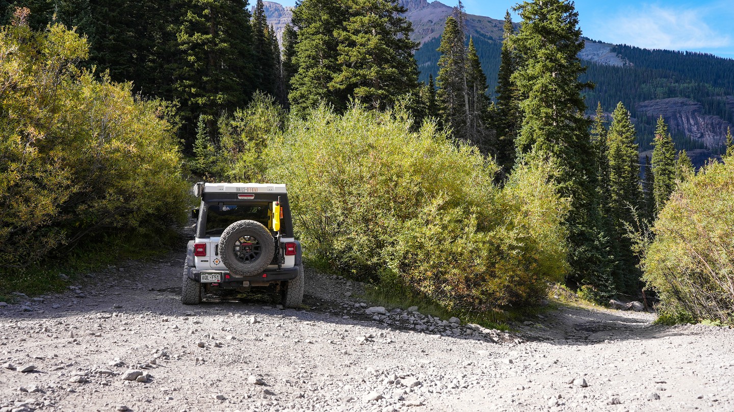 Imogene Pass - Waypoint 20: Trail Split - Stay Left