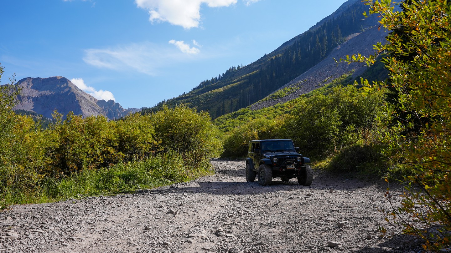 Imogene Pass - Waypoint 20: Trail Split - Stay Left