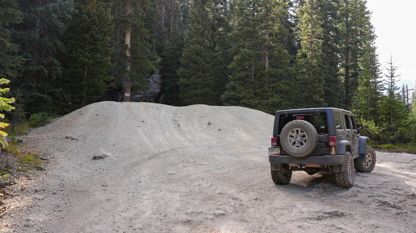 Imogene Pass - Waypoint 21: Old Cabin/Mine Tailings