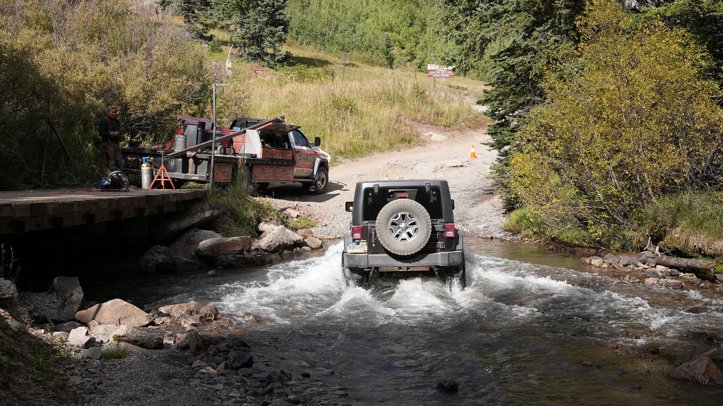 Imogene Pass - Waypoint 23: Silver Basin/Water Crossing