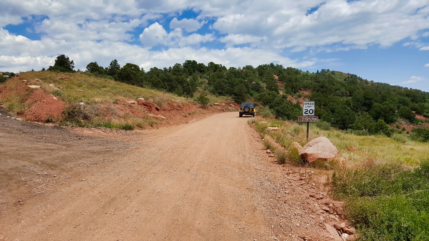 Rampart Range Road - Waypoint 2: Private Road