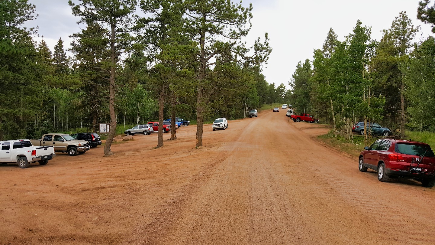 Rampart Range Road - Waypoint 8: Angler Parking Lot