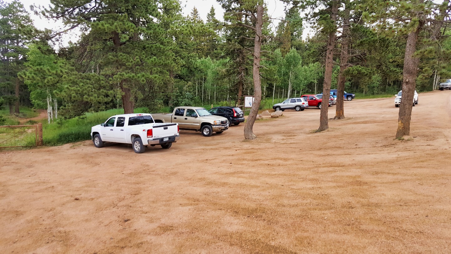 Rampart Range Road - Waypoint 8: Angler Parking Lot