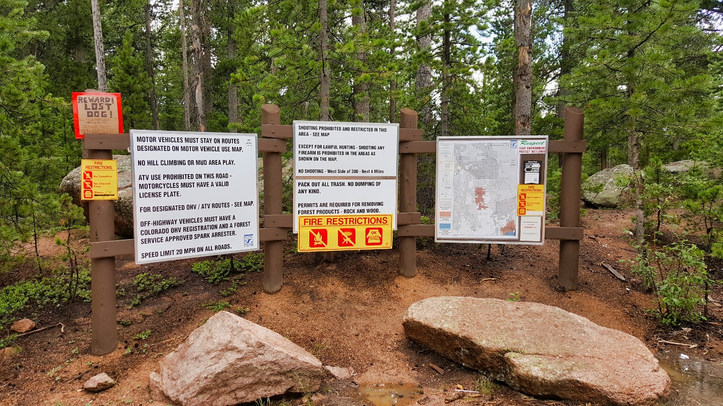 Rampart Range Road - Waypoint 19: Seasonal Gate