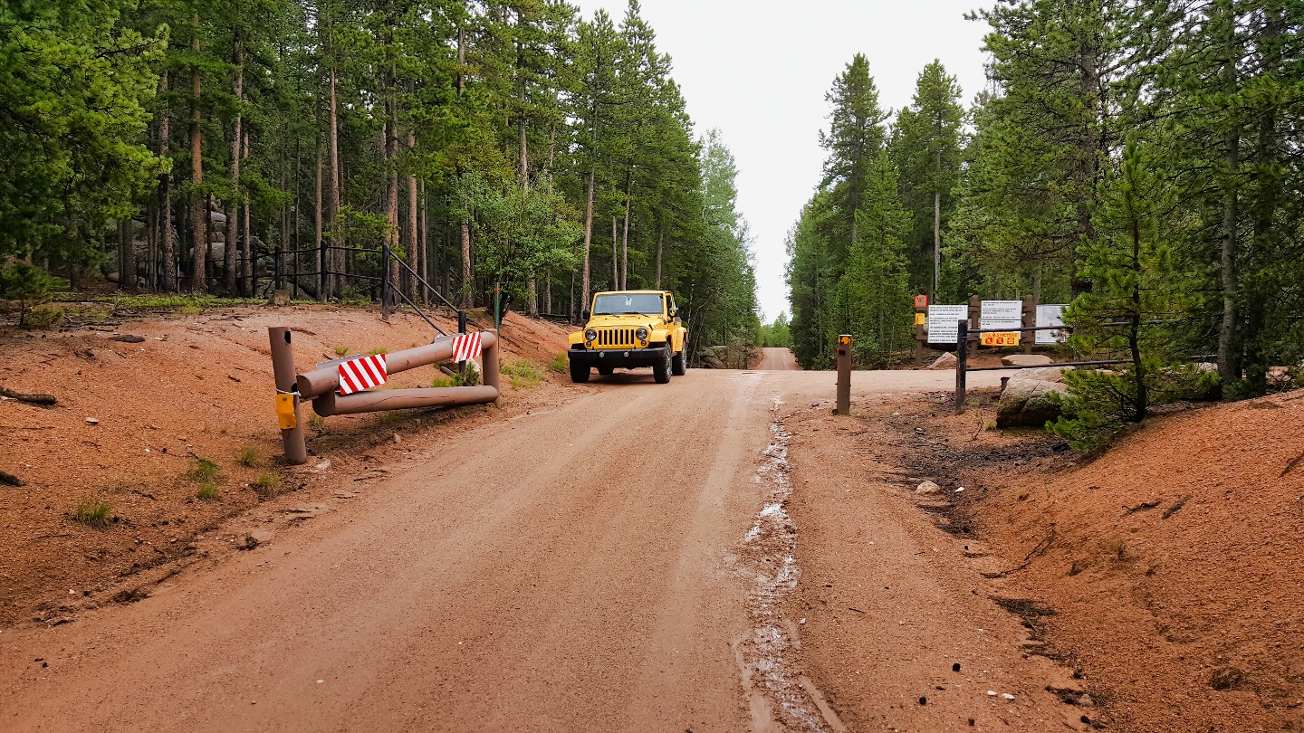 Rampart Range Road - Waypoint 19: Seasonal Gate