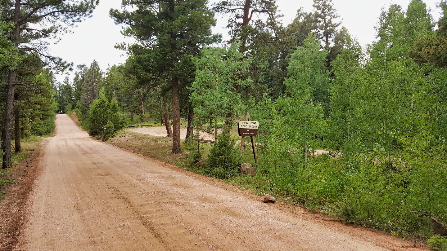 Rampart Range Road - Waypoint 23: Topaz Point Picnic Area