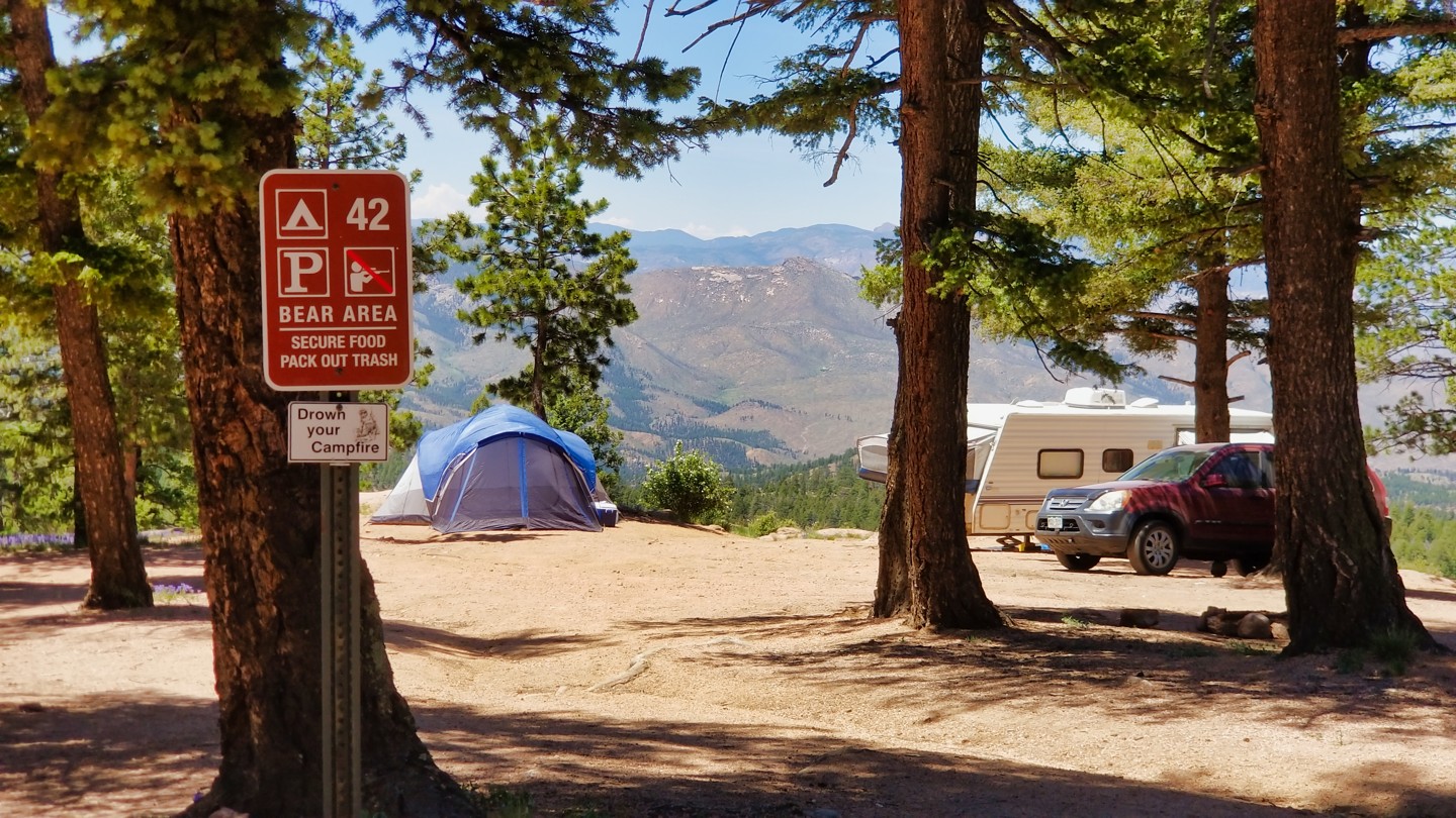 Camping: Rampart Range Road