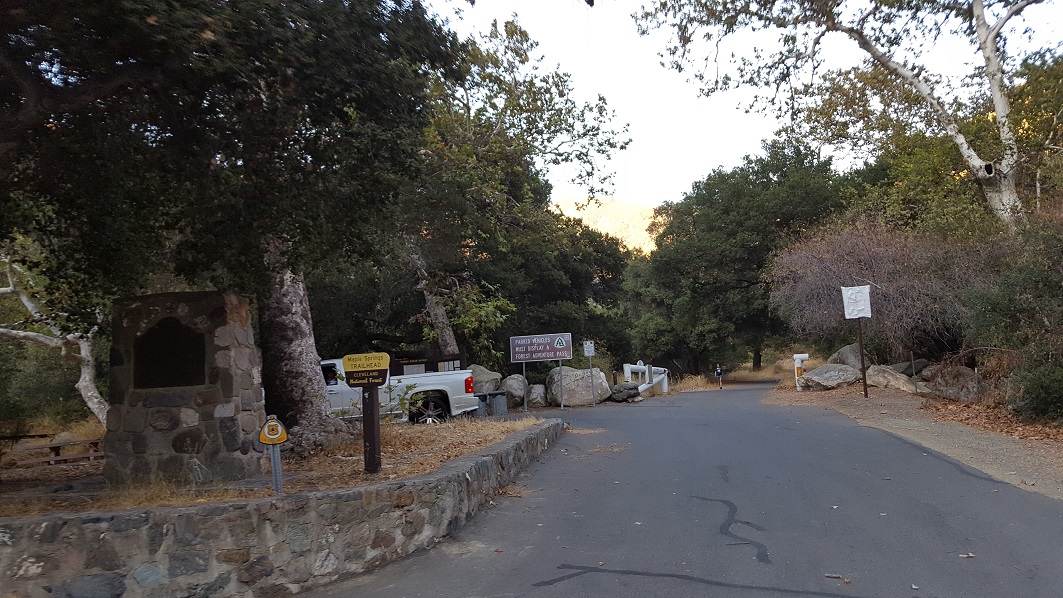 Maple Spring Road - Silverado Canyon - 5S04 - Waypoint 1: Silverado Gate