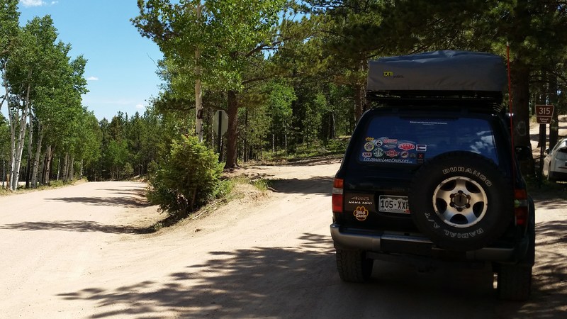 Rampart Range Road - Waypoint 12: Beaver Creek Road