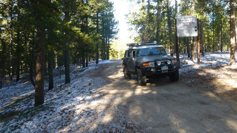 Rampart Range Road - Waypoint 20: Dakan Mountain Road