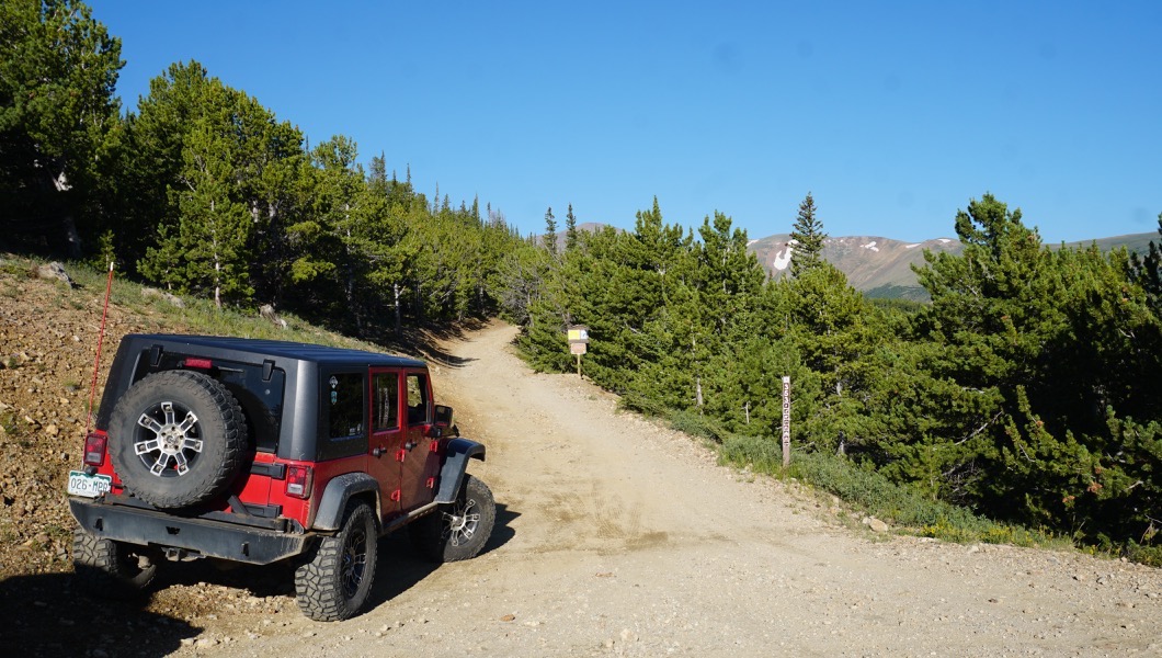 Kingston Peak - Waypoint 1: Forest Service Road 353 - Apex and Mammoth Gulch Road Trailhead