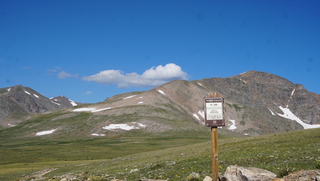 Kingston Peak - Waypoint 10: Straight - James Peak Hiking Trailhead