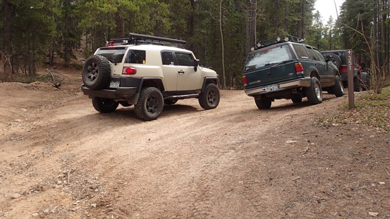 Rampart Range Road - Waypoint 18: Fern Creek Road & Gove Creek Road