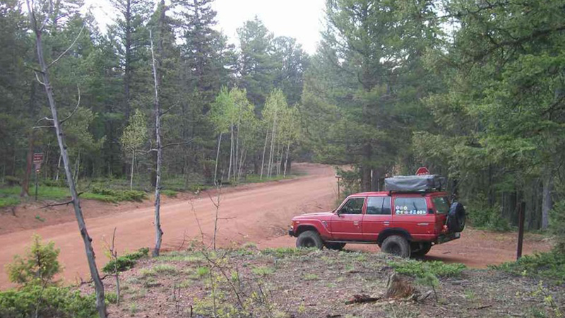 Rampart Range Road - Waypoint 17: Hotel Gulch