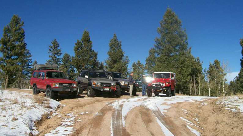 Rampart Range Road - Waypoint 16: Ice Cave Road