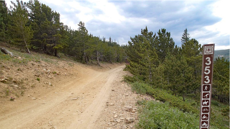 Kingston Peak - Waypoint 1: Forest Service Road 353 - Apex and Mammoth Gulch Road Trailhead