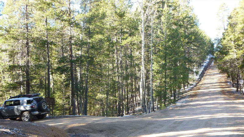 Rampart Range Road - Waypoint 21: Long Hollow Road