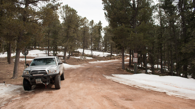 Rampart Range Road - Waypoint 14: Mount Herman Road